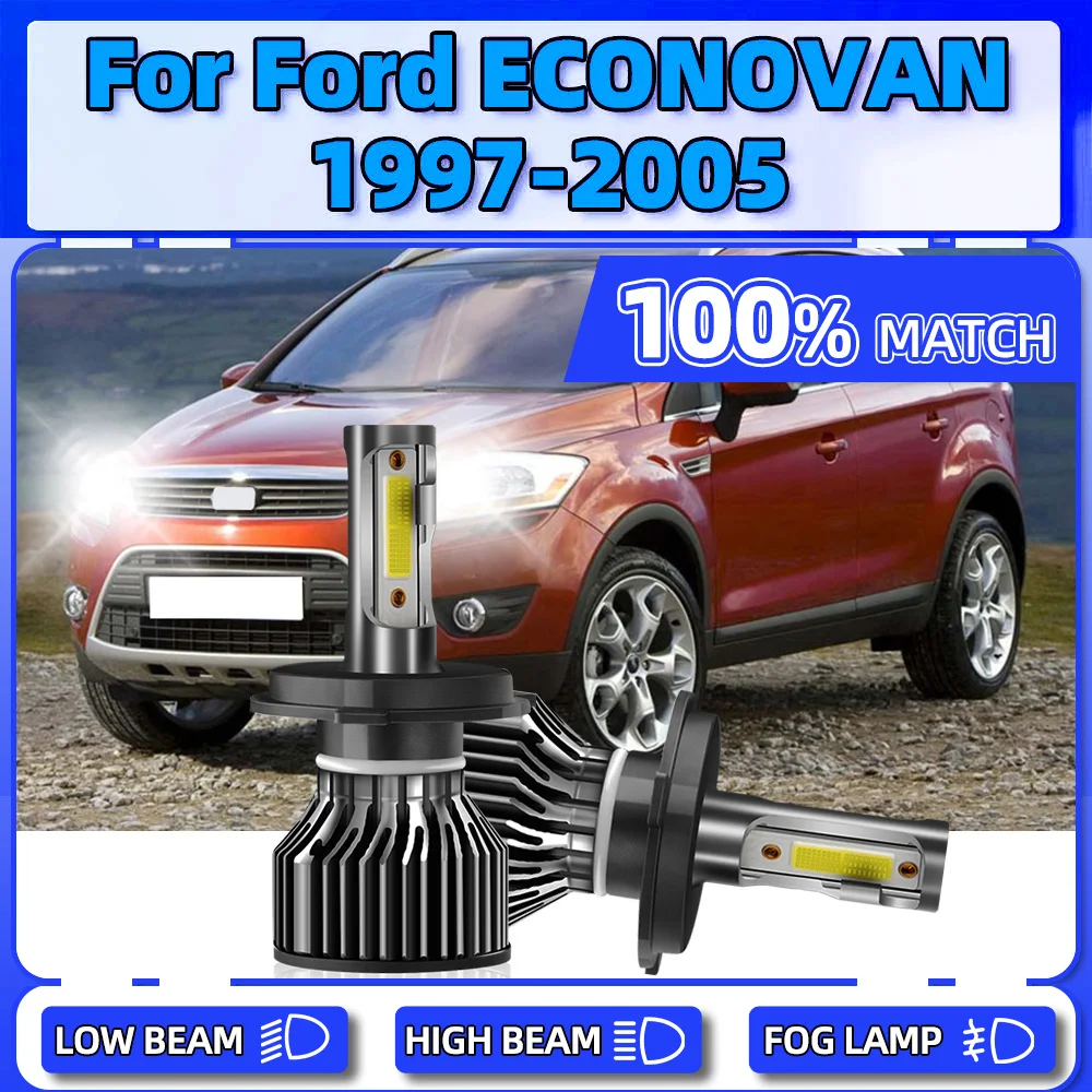CSP-чипы фонарь 120 лм 6000 Вт турбо автомобильные лампы 12 В 1997 K для Ford ECONOVAN 1998 1999 2000 2001