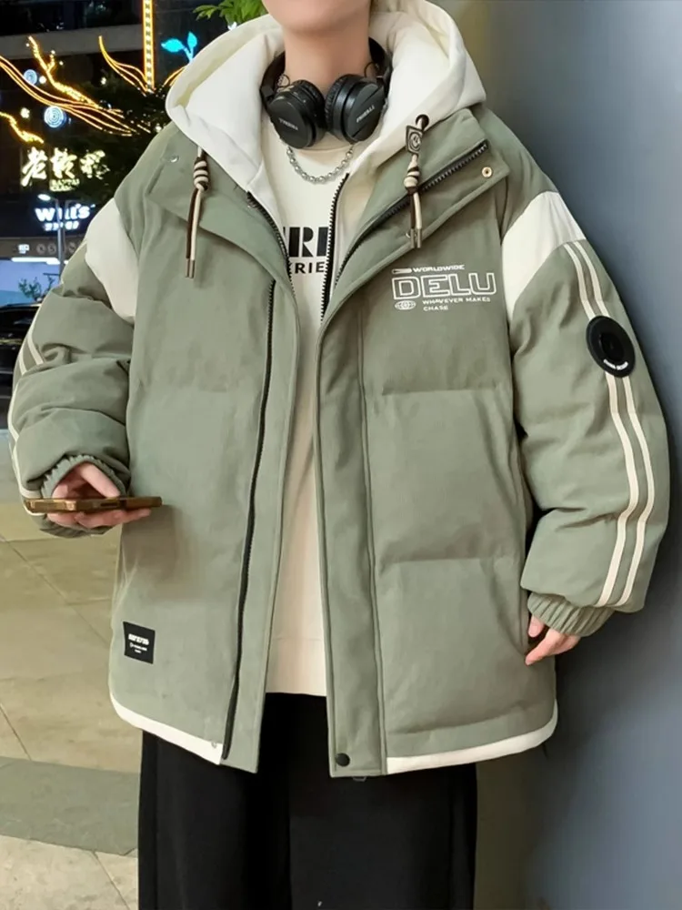 Молодежное пальто на хлопковой подкладке верхняя одежда новинка 2024 красивый