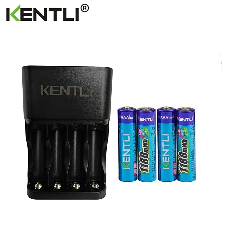 Фото KENTLI1.5V 1180/3000 МВтч литий-ионный аккумулятор aaa для микрофона, электрической игрушки, беспроводной мыши и зарядки AA AAA №2