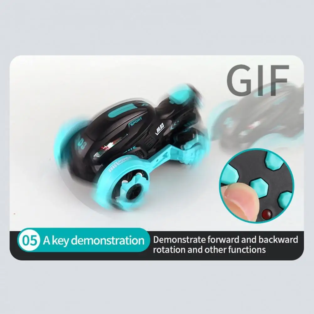 

Electric Creative Multi-directional Driving Motorcycle Toy 2 Colors RC Drift Car Eco-friendly for Birthday