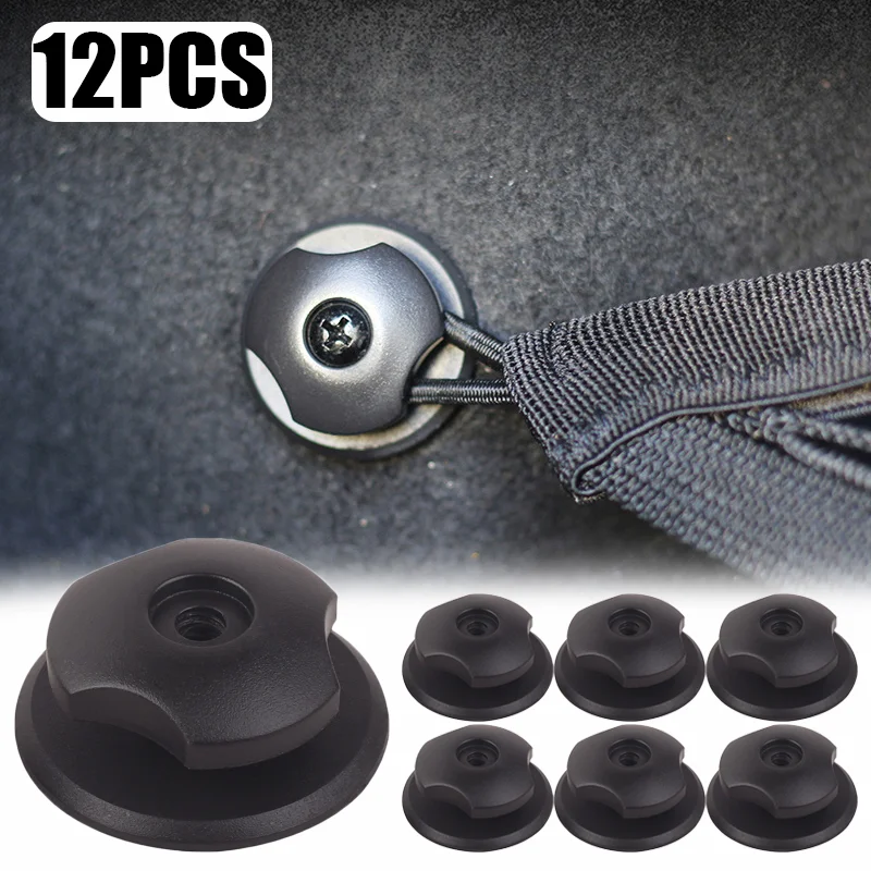 

Universal Car Rear Trunk Storage Net Clip Hook Tie Down Ring Loop Fastener Car Interior Organizers Hooks Accessories