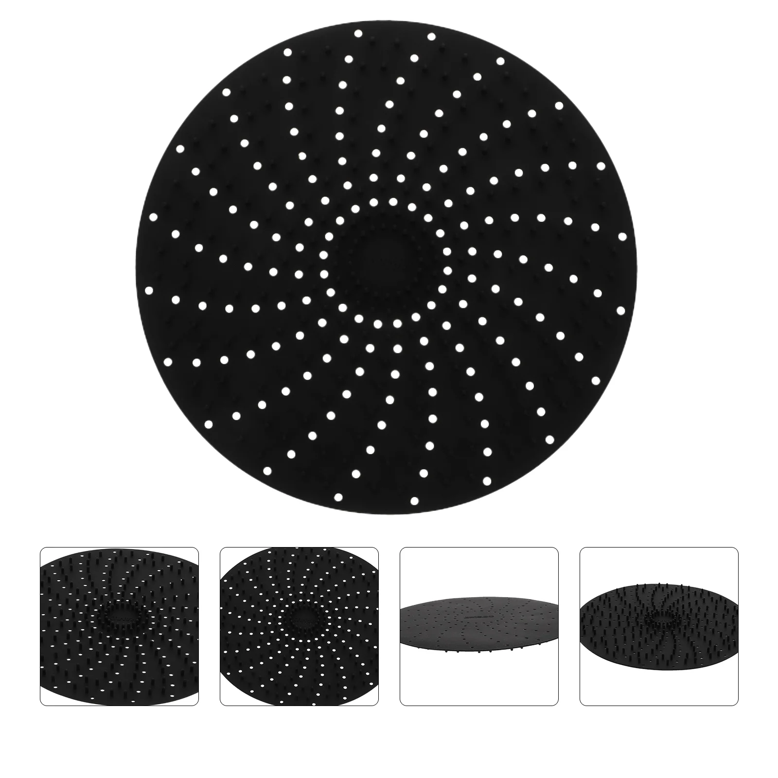 

Silicone Liner Reusable Baking Steamer Parchment Paper Mat Basket Pad Sheet Stick Non Replacement Accessory Airfryer Grill Wax
