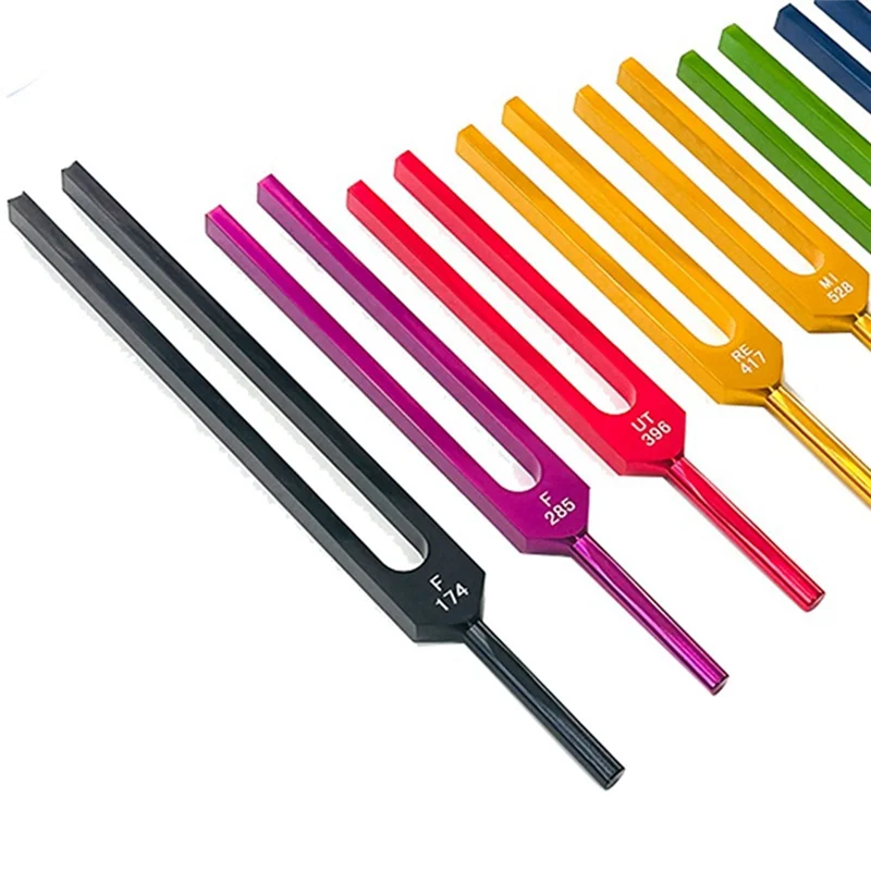 9 шт. красочные камертоны из алюминиевого сплава для сольфеджио терапии речи