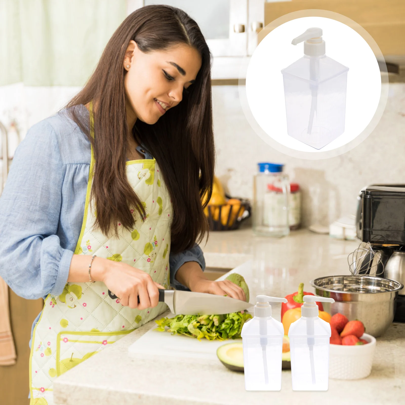 

Bottle Dispenser Pump Syrup Bottles Coffeesqueeze Forsauce Bar Liquid Honey Shampoo Mustard Ketchup Lotion Empty Squirt Oil Soap