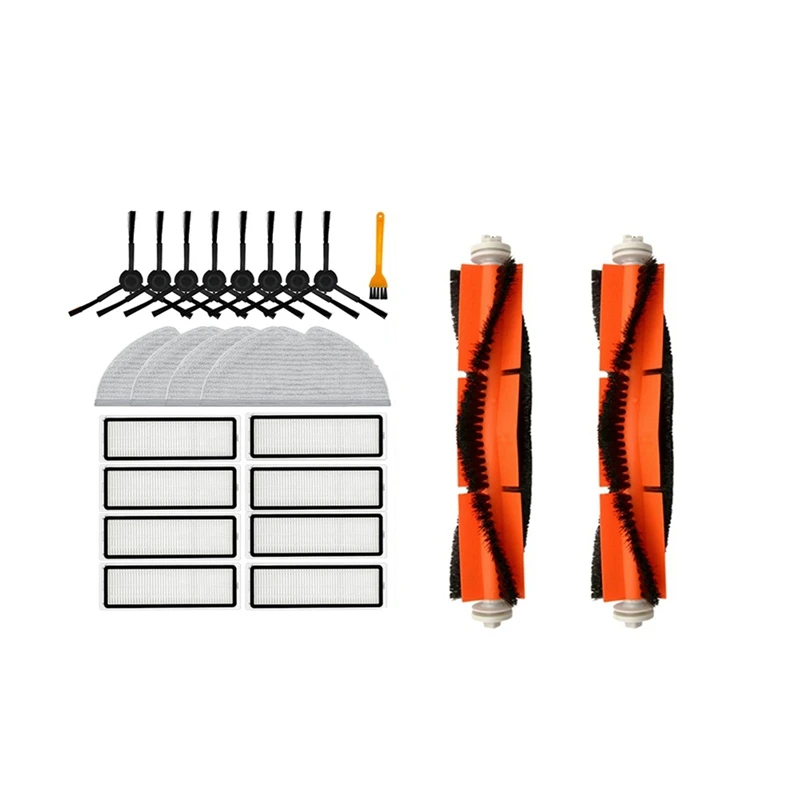 

Main Brush Mop Cloths Replacement For Xiaomi Dreame Bot D9 Max / D9 Mistral Robotic Vacuum Cleaner Spare Parts