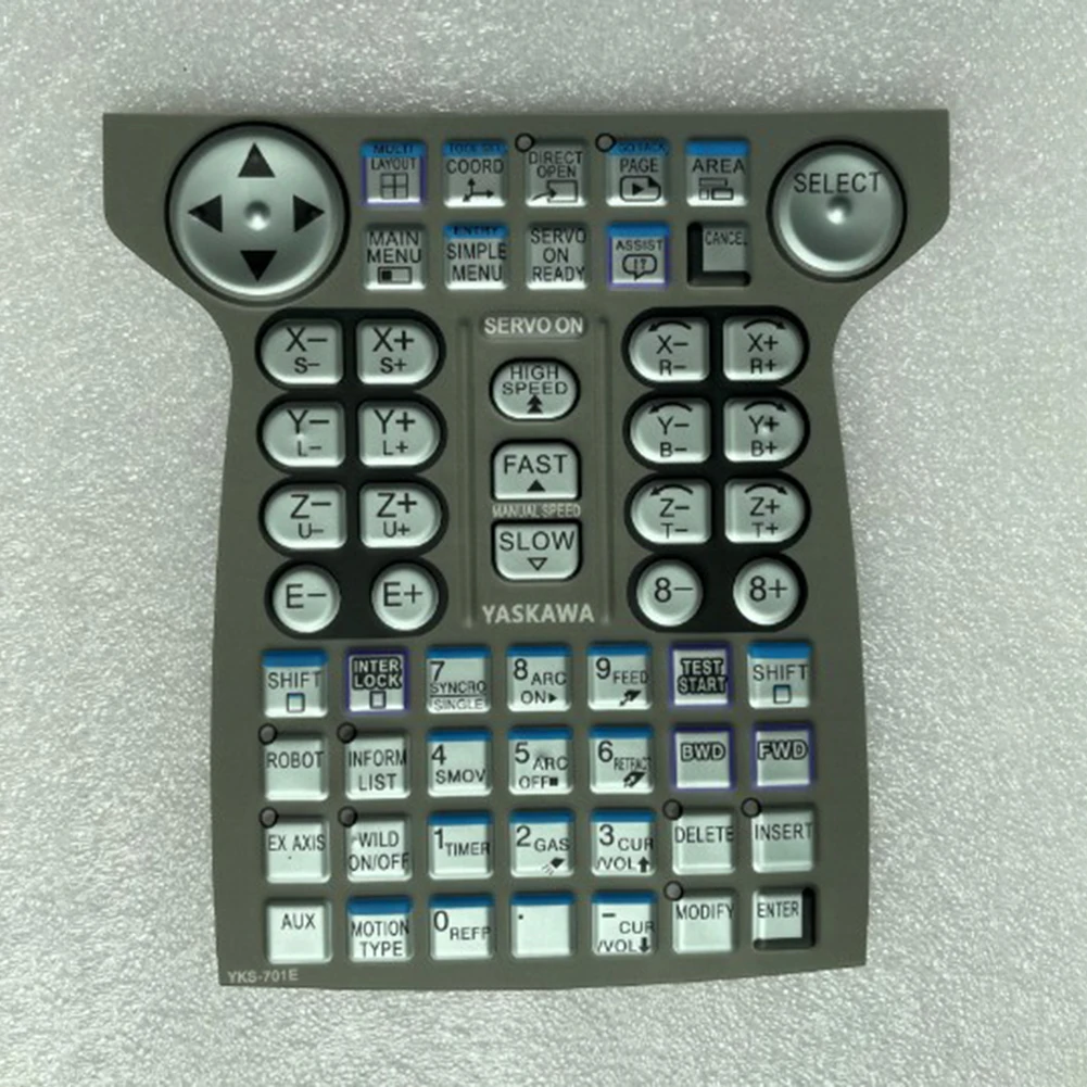 

Machine Control Keypad Membrane Keypad FIT For Yaskawa DX200 Teach Pendant JZRCR-YPP21-1 YKS-701E Film