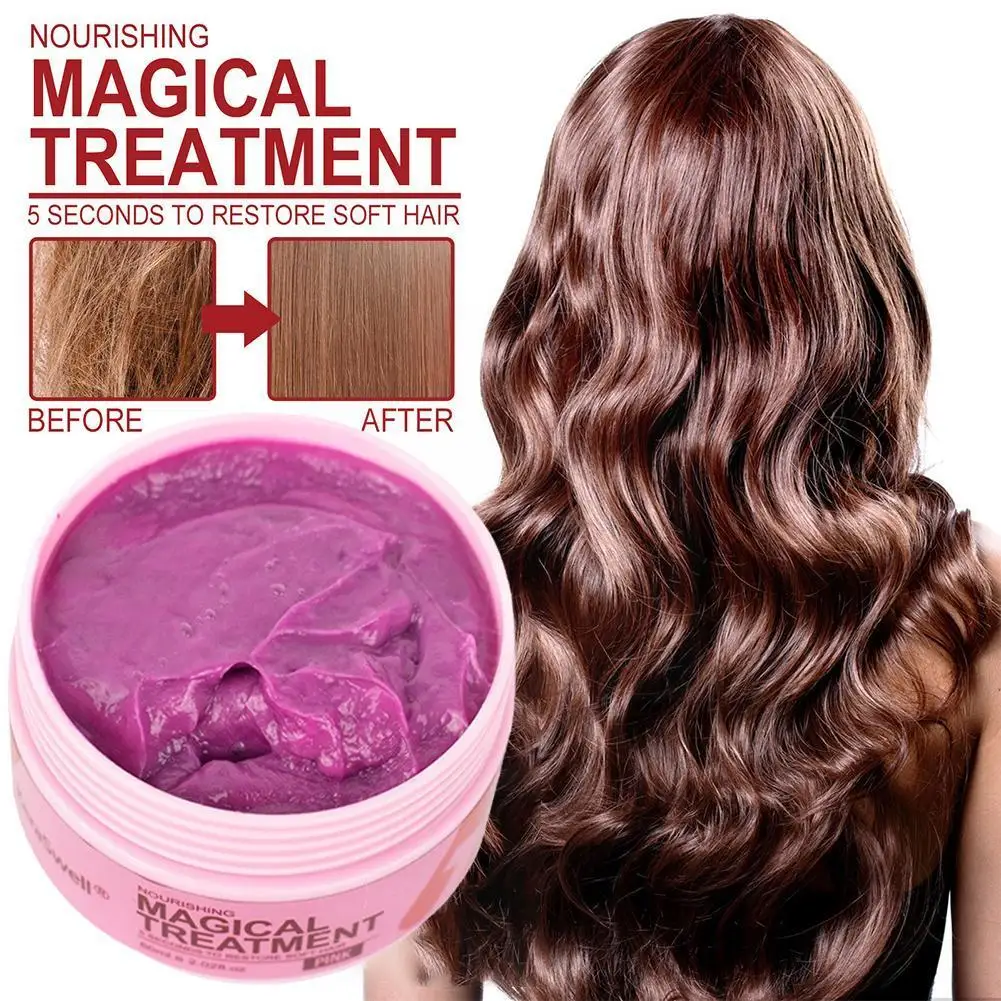 

60 мл Волшебные волосы восстановление 5 секунд повреждение Frizzy глубокий Мягкий Гладкий уход увлажняющий волосы блестящие волосы для кожи го...