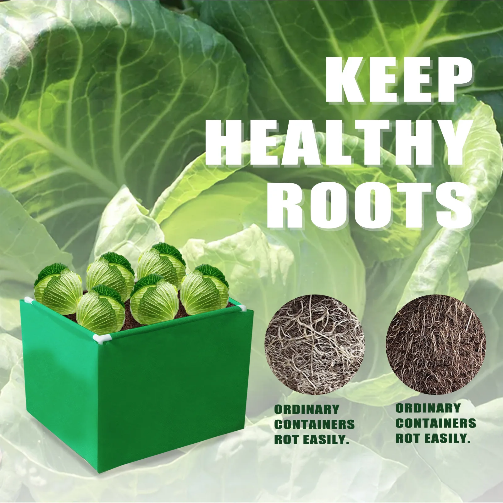 

Nonwoven Fabric Grow Bag Home Garden Planting Balcony Container for Vegetables Vegetable square seedling growing bag