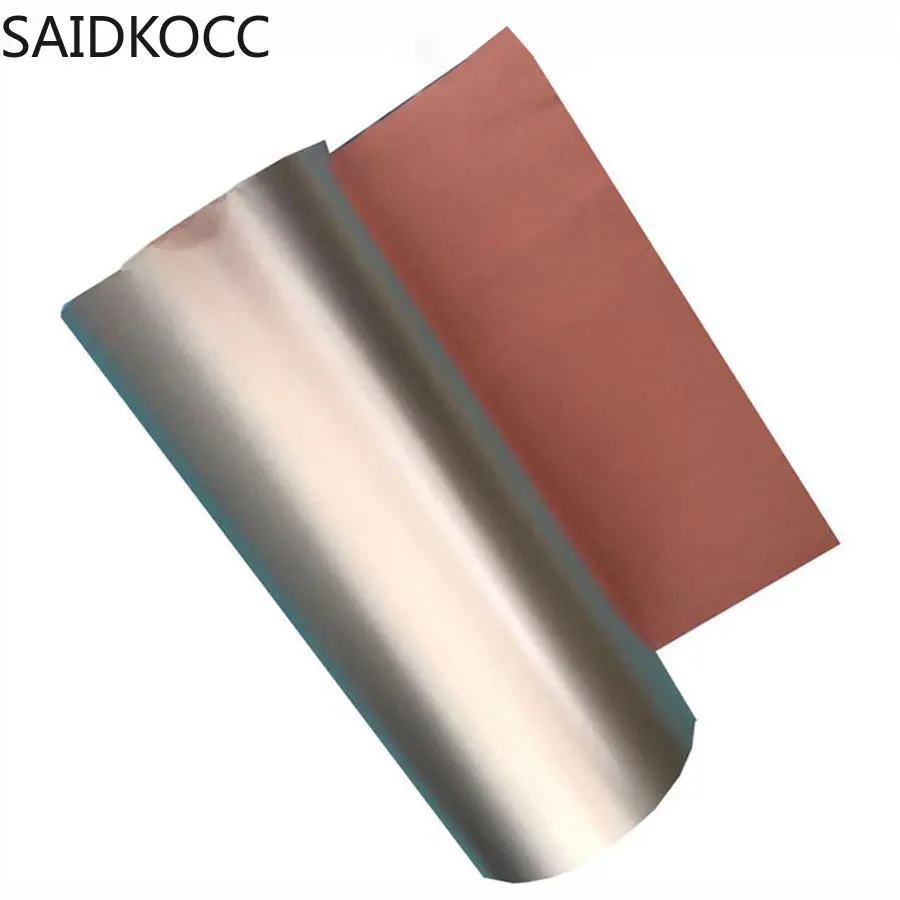 SAIDKOCC 5m 4.5um 6um 8 um Double Sided Smooth Surface Cu Copper Foil for Li-ion Battery Anode Substrate Material