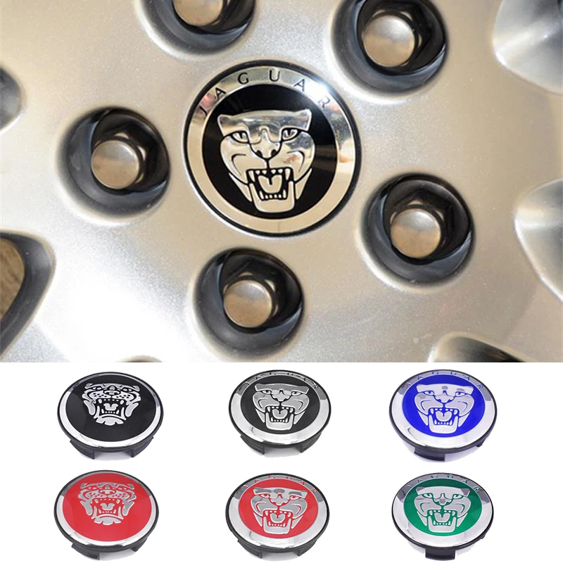 

58.5CM ABS Leopard Head Car Wheel Decor Center Hub Caps for Jaguar XF XE S-Type F-PACE XJ-S XJ-6 X-Type F-Type XK8 XK XKR XFR