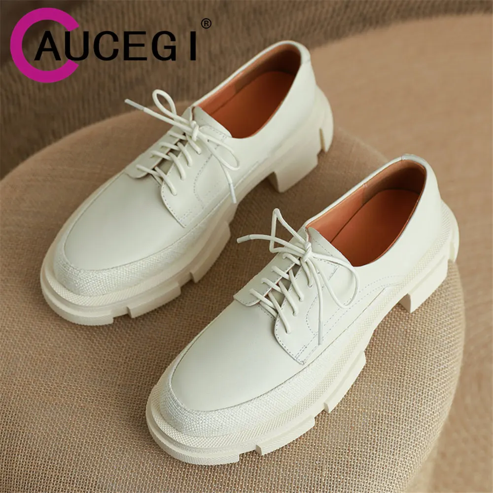 Женские туфли из натуральной кожи на толстом каблуке размеры 34-43