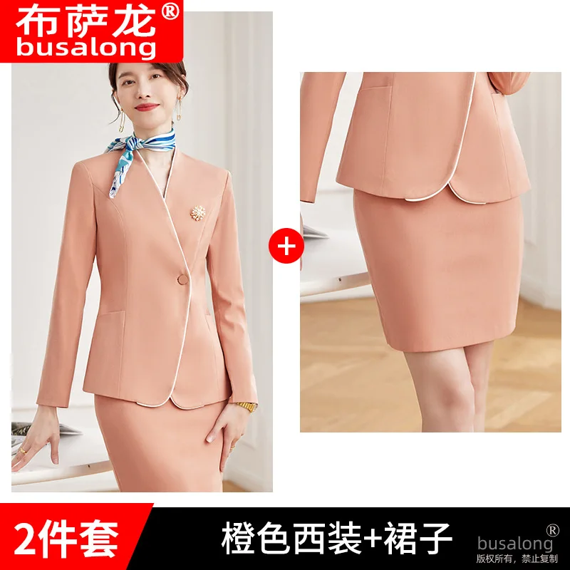 Деловая одежда женский костюм маленький официальная распродажа рабочая для