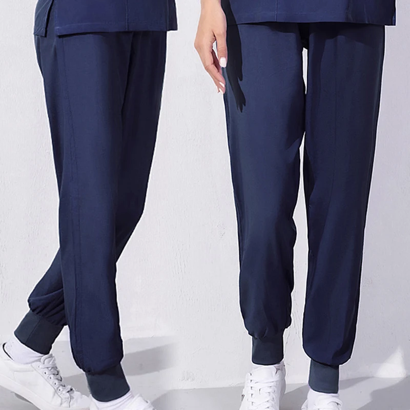 

New Nurse Pants Stretch Doctor Work Uniform Pants Solid Color Care Scrub Pants Hospital Nurse Clothing Accessories High Quality