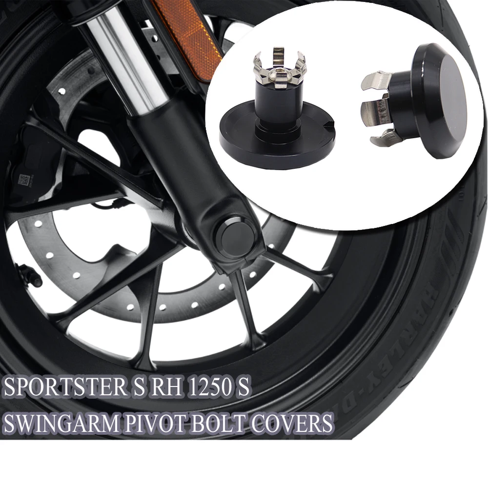 

For Sportster S 1250 RH1250 S PAN AMERICA 1250 S PA1250 2021 2022 Motorcycle Accessories Front Axle Nut Covers