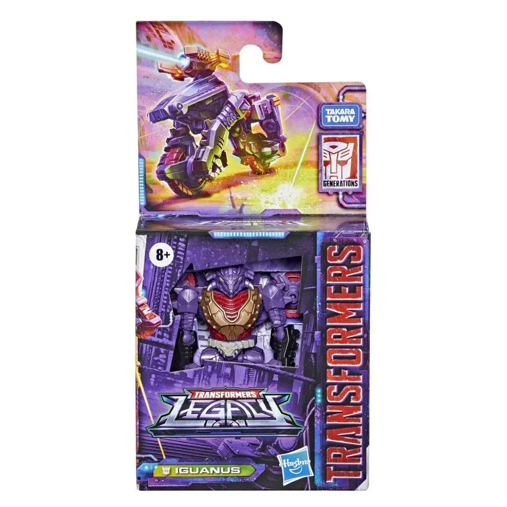 Hasbro Transformers Toys Legacy Series Core Iguanus Decepticon Dragstrip 3 5-дюймовая фигурка