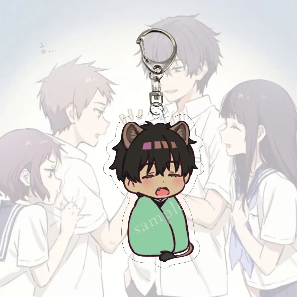 Hyouka Oreki Houtarou Chitanda Eru аниме брелок для ключей
