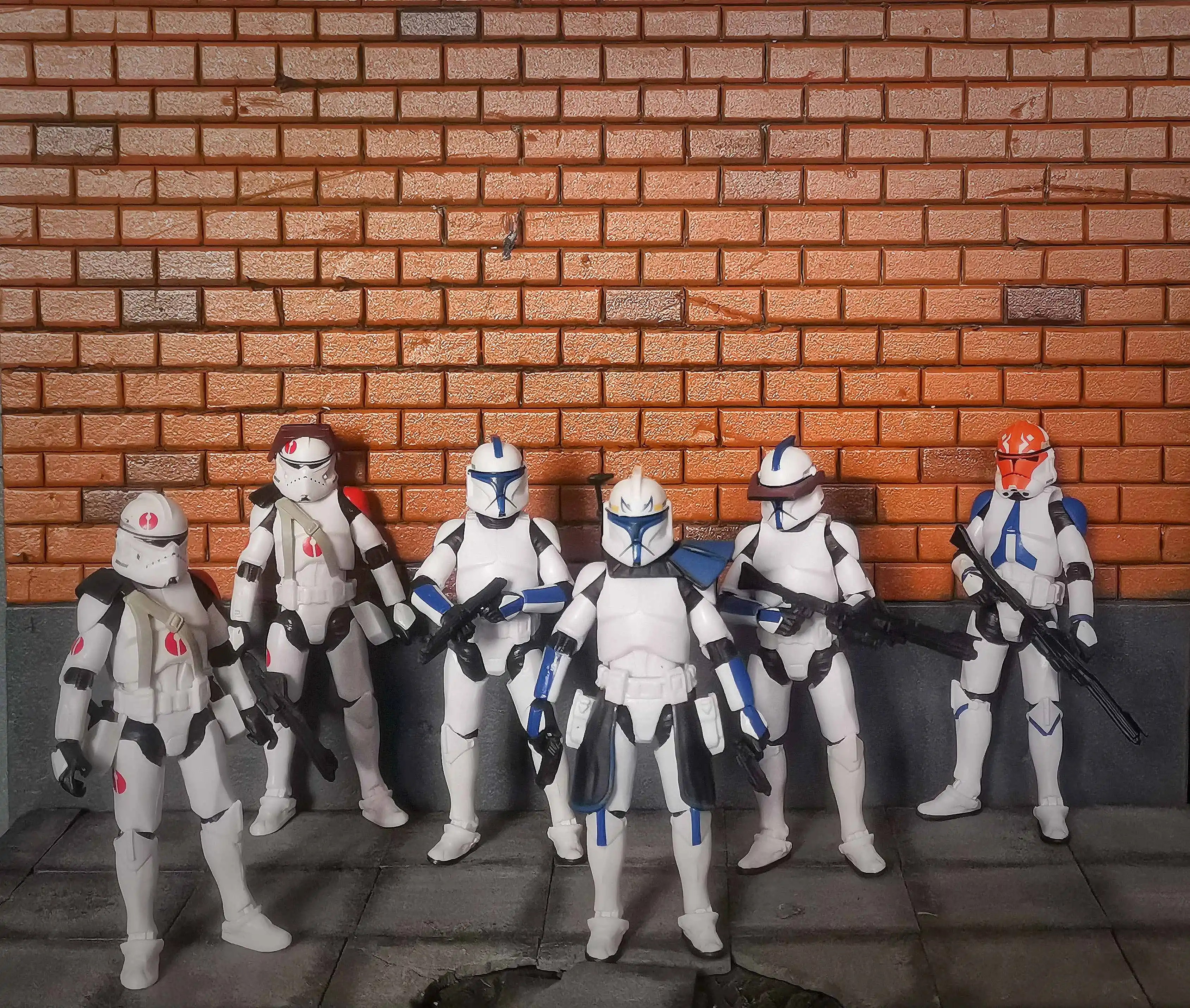 Фото Звездные войны 3,75 дюйма 1/18 501st 212th 91st Clone Trooper Captian Rex Commander Neyo Фигурка Игрушки Модель Свободная №2