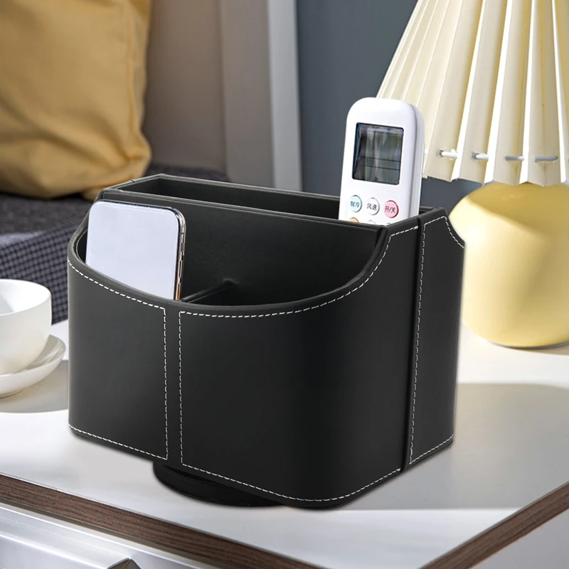 Кожаный держатель для пульта дистанционного управления вращающийся на 360