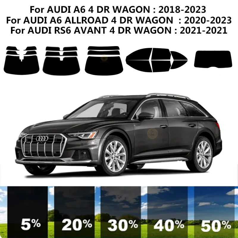 

Precut nanoceramics car UV Window Tint Kit Automotive Window Film For AUDI A6 ALLROAD 4 DR WAGON 2020-2023