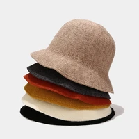 autumn winter womens bucket hat south korea knitting felt hats for men fashion mens panama hat cap summer hats for women 2022
