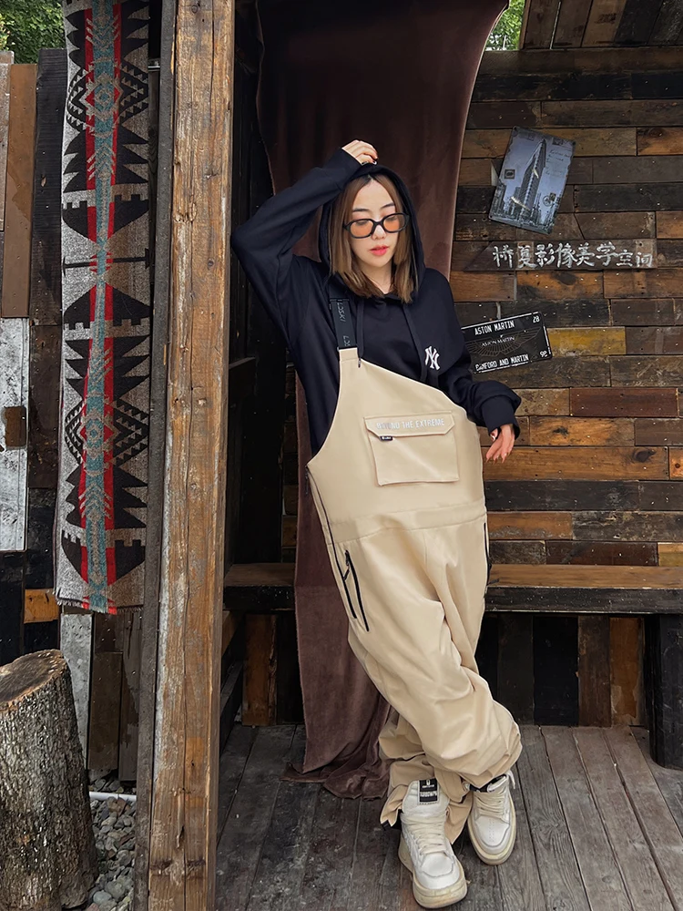 LDSKI Толстые мужские и женские лыжные брюки Комбинезоны для сноуборда