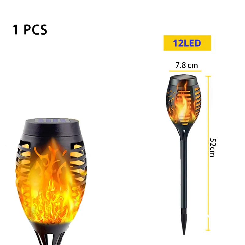 

Набор из 12 солнечных светильников для сада