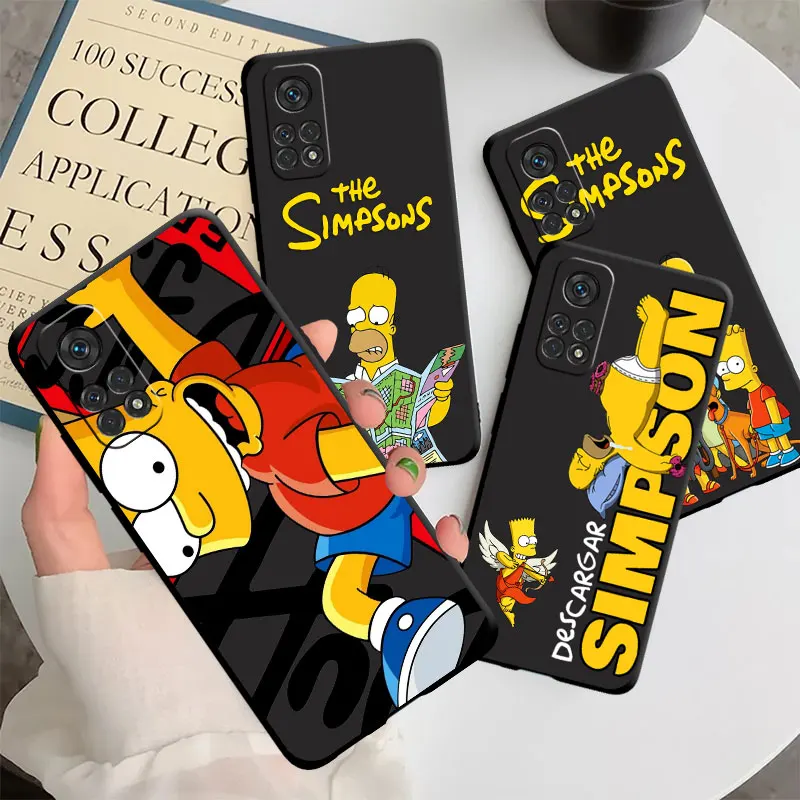 

Phone Case For Xiaomi Mi 12 11 12S 11X 10 11T 10T 9T Pro 10S 11 Ultra Note 10 Lite Silicone Funda Cover Simpsons Bart Homer