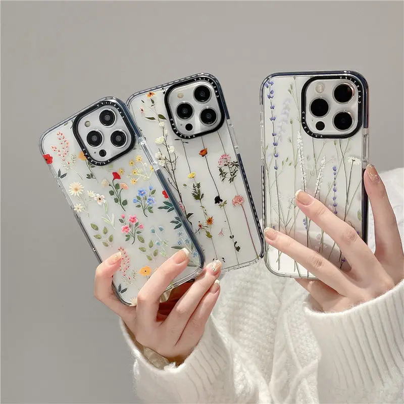 

CASETIFY Floral-scented TPU Cases for iPhone XR 11 13 12 14Pro Max 14 14Plus Lady Girl Anti-drop Soft Clear Cover DJX0613-6