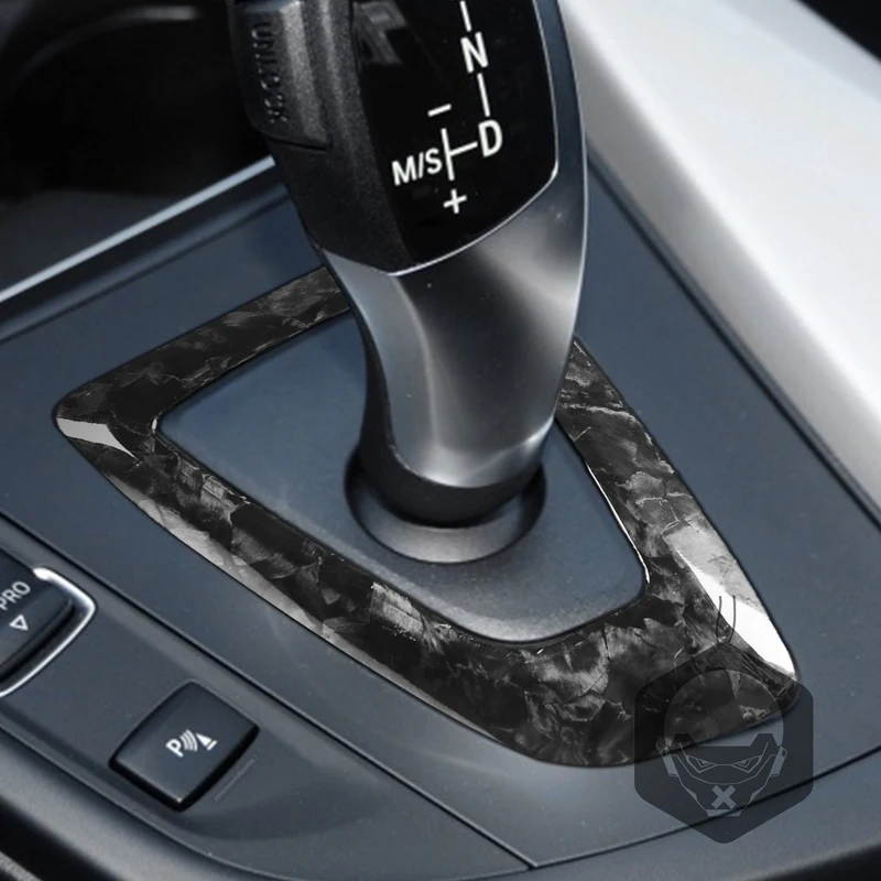 Left hand drive Forged Dry Carbon fiber Gear base Interior trim panel For BMW F20 F30 F31 F32 F33 F36 F22 F34