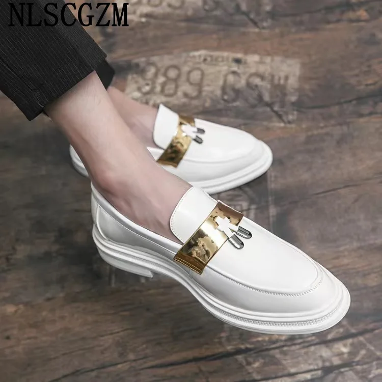 

Italian Coiffeur Casual Shoes Men Loafers Fashion Shoes 2023 Patent Leather Designer Shoes Men High Quality Sepatu Slip On Pria