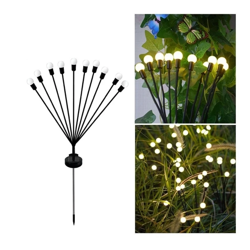 

Solar LED Light Outdoor Garden Decoration Landscape Lights Firework Firefly Lawn Lamps Country House Terrace Balcony Decor Lamp