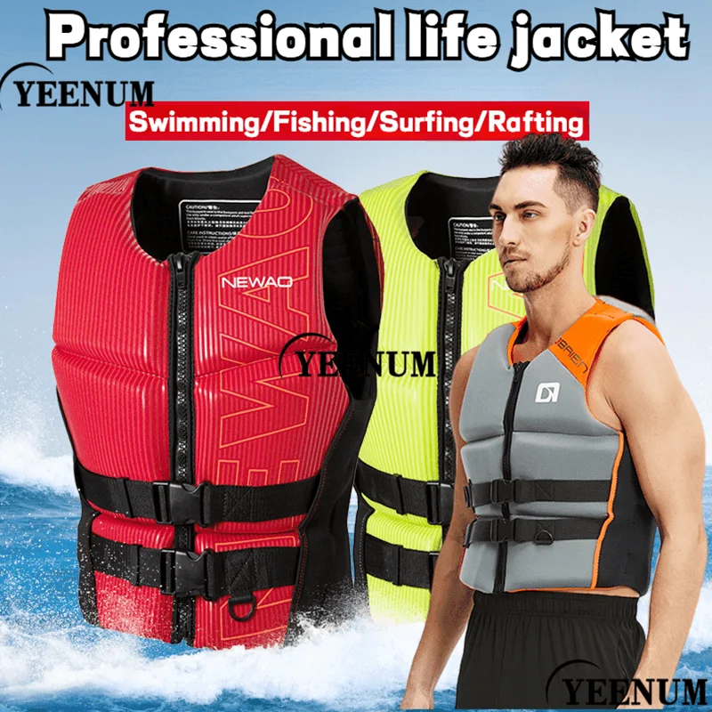Surfing Rafting Life Jacket Kayak Life Jacket Fishing Swimming Vest Ski Jet Ski Life Jacket Outdoor Water Sports Life Jacket