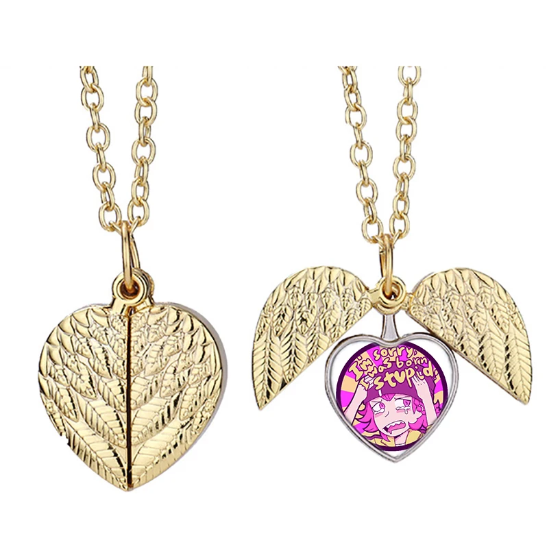 

Kazuichi Souda Pin Dse Heart Active Angel Wing Necklace Beautiful Pendant Fashion Jewelry