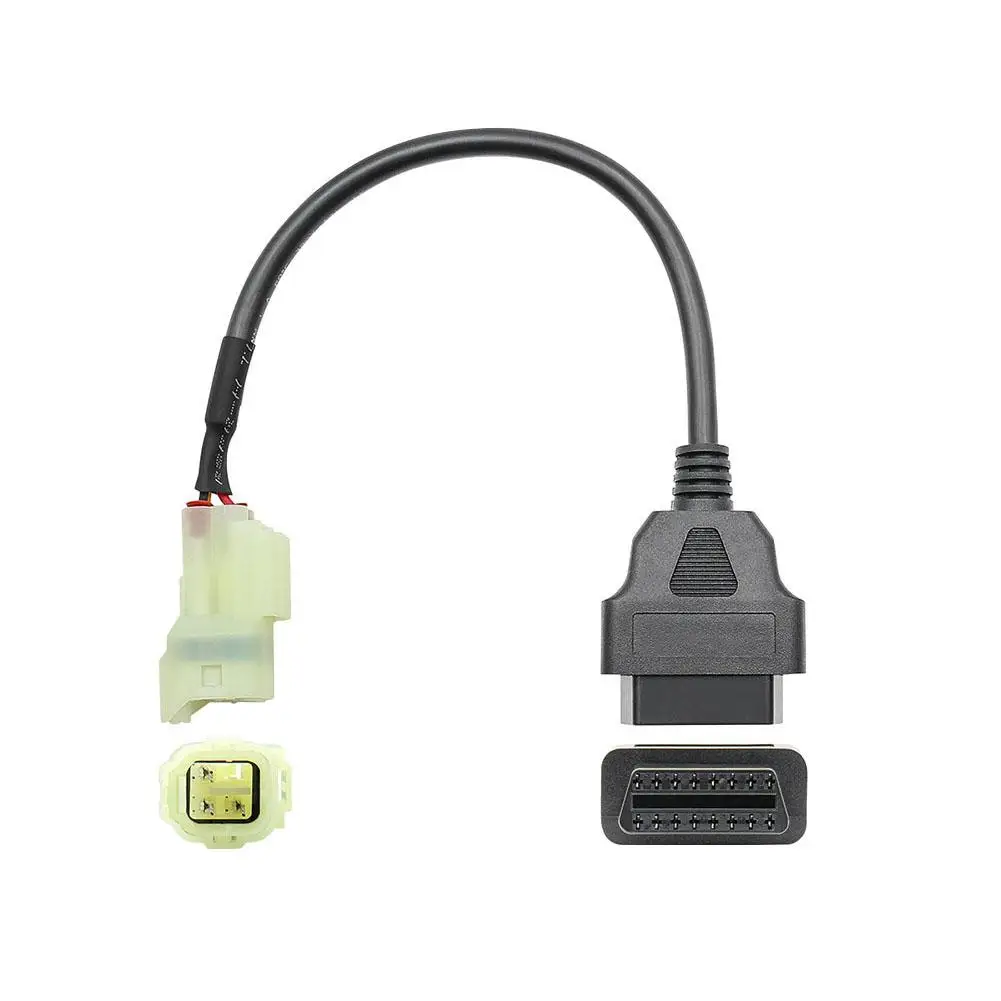 4-контактный 6-контактный 16-контактный разъем OBD2 АДАПТЕРНЫЕ кабели для мотоциклов