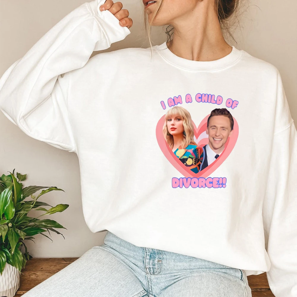 

I Am A Child of Divorce Sweatshirt All Too Well Inpspred Hoodie Loki Laufeyson Tom Hiddleston Crewneck Sweatshirts Vintage Tops