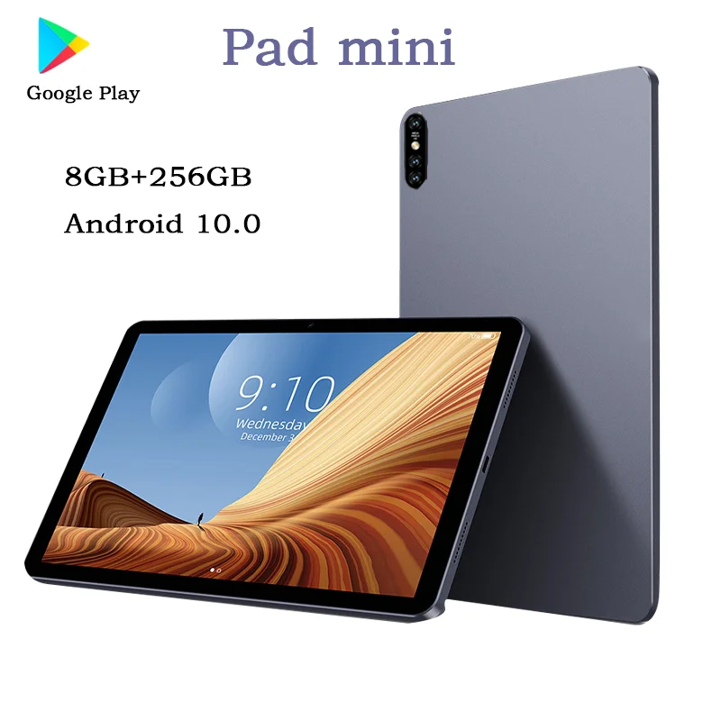 

Global Version Pad mini Tablet 8 Inch 8GB RAM 256GB ROM 10 Core Tablet Android 10.0 Dual SIM GPS Google Play Type-C 5G Tablettes
