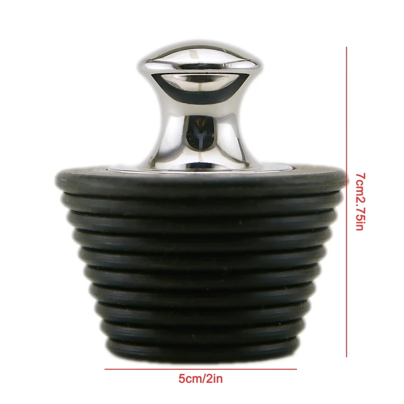 

M17D Bathroom Drain Stopper Floor Drain Cover Silicone Basin Drain Plug Kitchen Sink Deodorant Insect-proof Sealing Plug