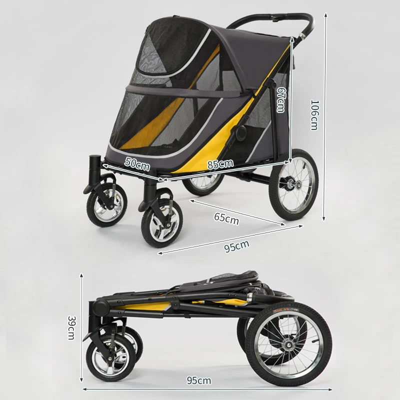 Оптовая продажа складная система одной руки коляска для домашних животных Bello