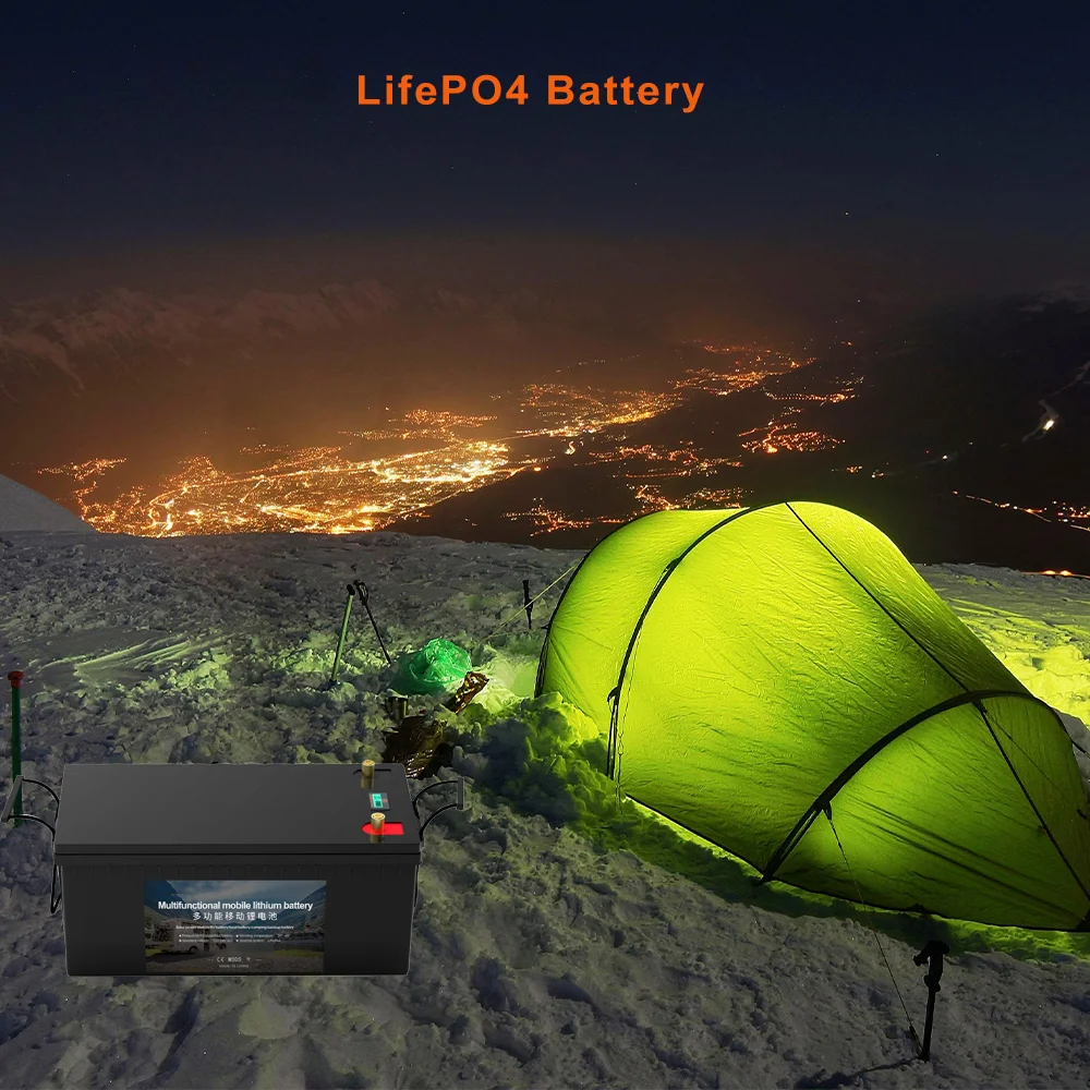 12v 200ah 280ah Lifepo4 Battery Pack 300ah 320ah 350ah Home Energy Storage Inverter 24V 36V 100ah 150ah Outdoor Camping Boat RV images - 6