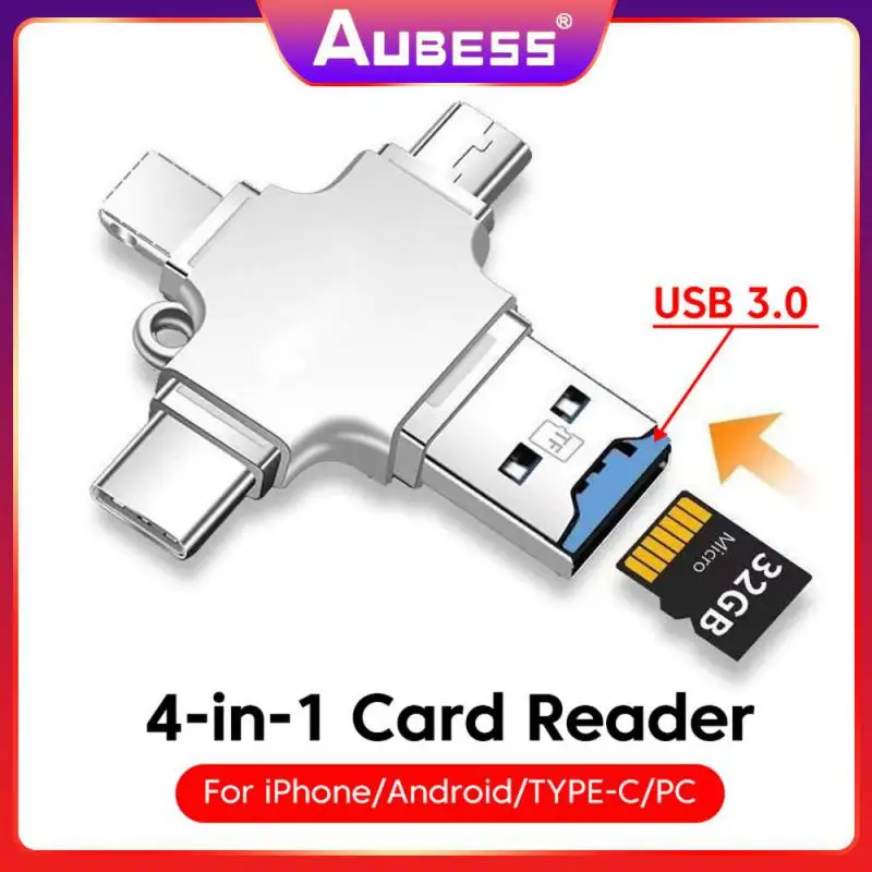 

Простое Резервное копирование без приложения функциональный адаптер Модель Usb3.0 для Tfapple четыре в одном стандарте адаптер для мобильного телефона