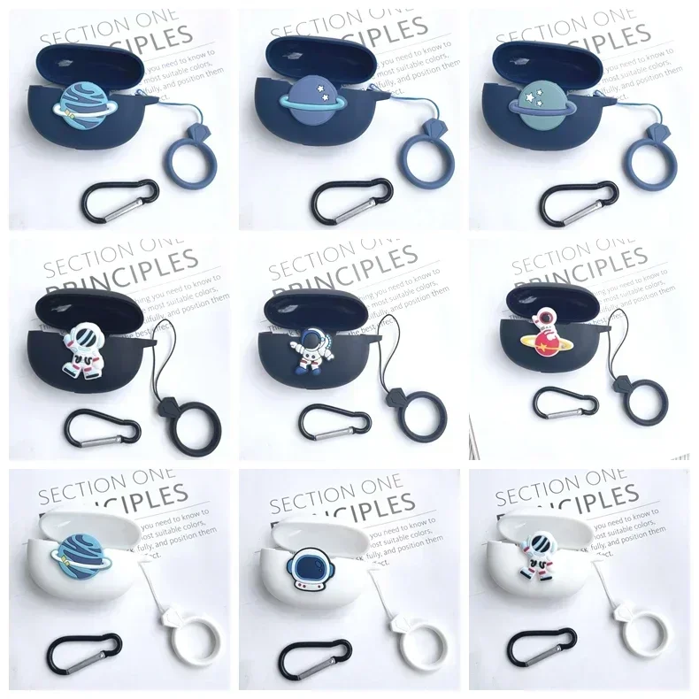 Противоударный силиконовый чехол для наушников Realme Buds T01