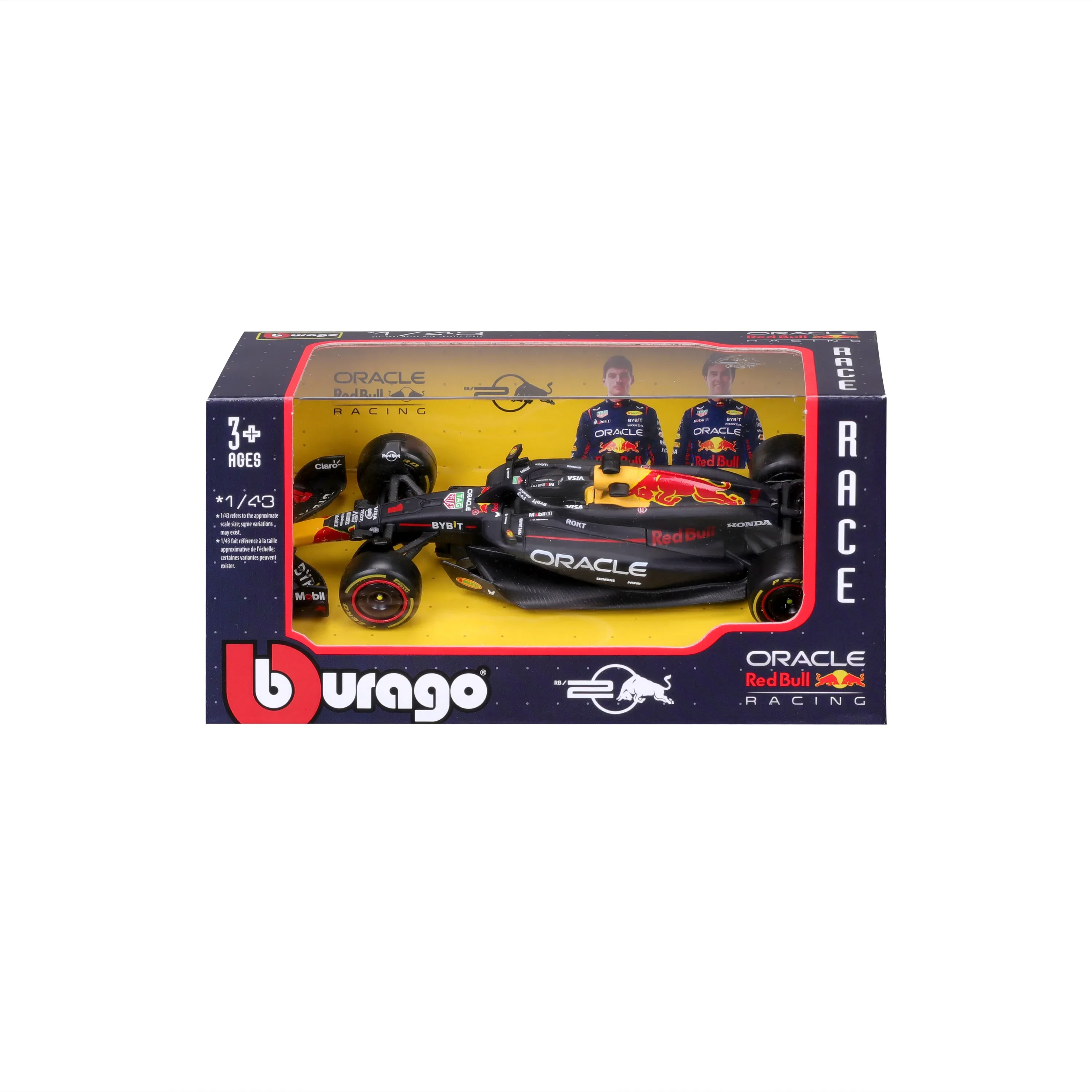 Коллекционная модель автомобиля из сплава Bburago 1:43 F1 Red Bull Racing TAG Heuer RB20 2024