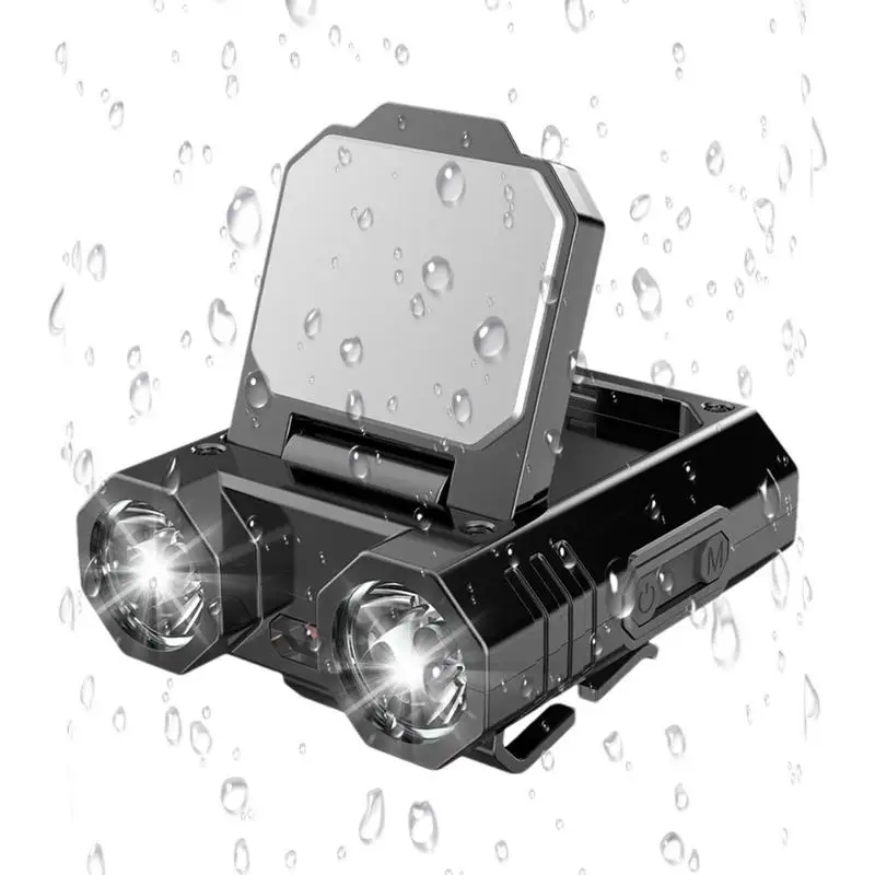 

Налобный фонарь, аккумуляторная лампа с умным датчиком, аксессуары для кемпинга, снаряжение, перезаряжаемый налобный фонарь для бега, кемпинга, пешего туризма, улицы