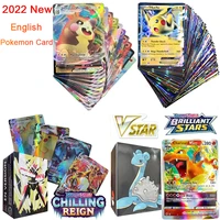 2022new english pokemon card metal gold vmax gx energy card charizard pikachu rare collection battle trainer card child toy gift