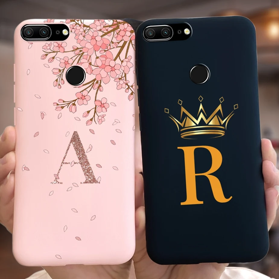 Чехол для Huaewi Honor 9 Lite Женский, милый чехол с короной и надписью, Мягкий Силиконовый противоударный чехол для телефона, чехол для Honor 9 Honor9 Lite