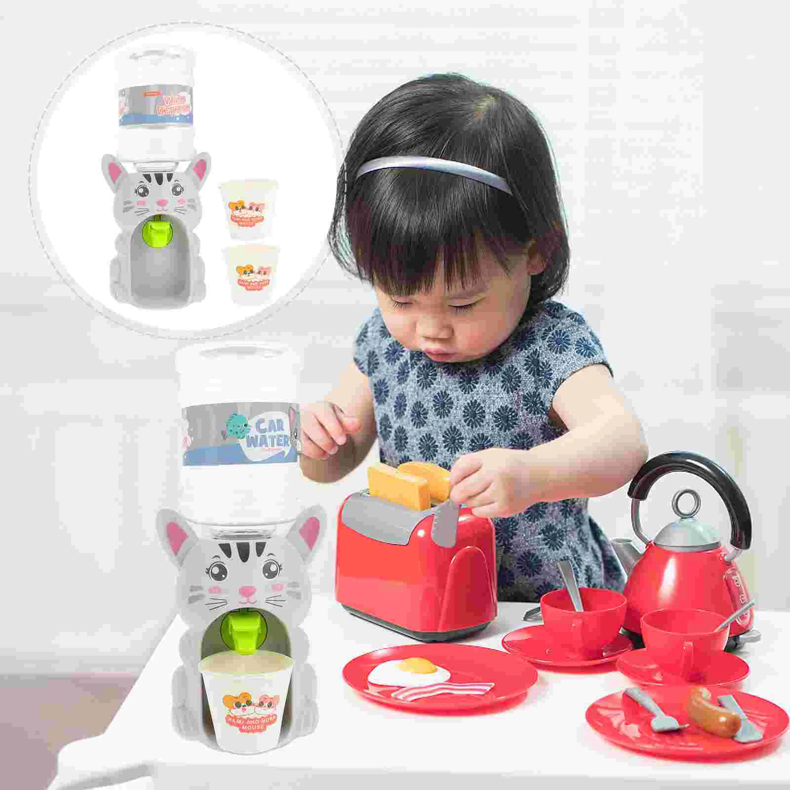 

Water Dispenser Toy Fountain Toys Miniatures Accessories Kids Plastic Child Dollhouse Girls