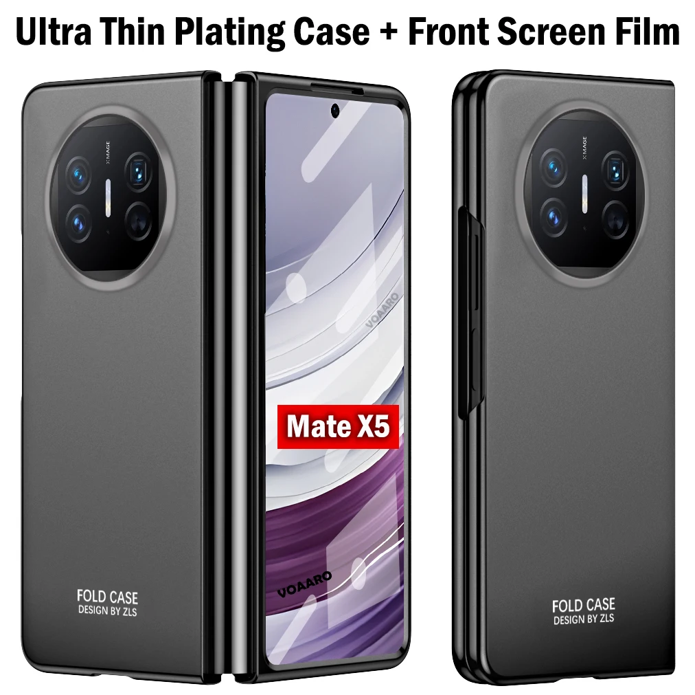 

Защитный чехол для Huawei Mate X5, Ультратонкий Жесткий чехол из поликарбоната для Huawei Mate X5, чехол с закаленным стеклом для переднего экрана