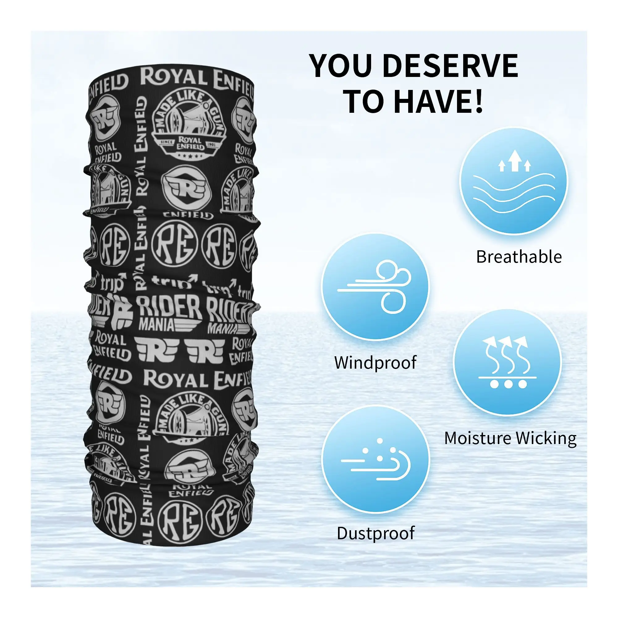 Зимняя повязка на голову в стиле хип-хоп Royal- Enfields с 1901