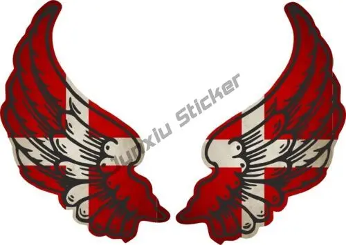 Дания Датский скандинавский флаг значок виниловая Светоотражающая наклейка для