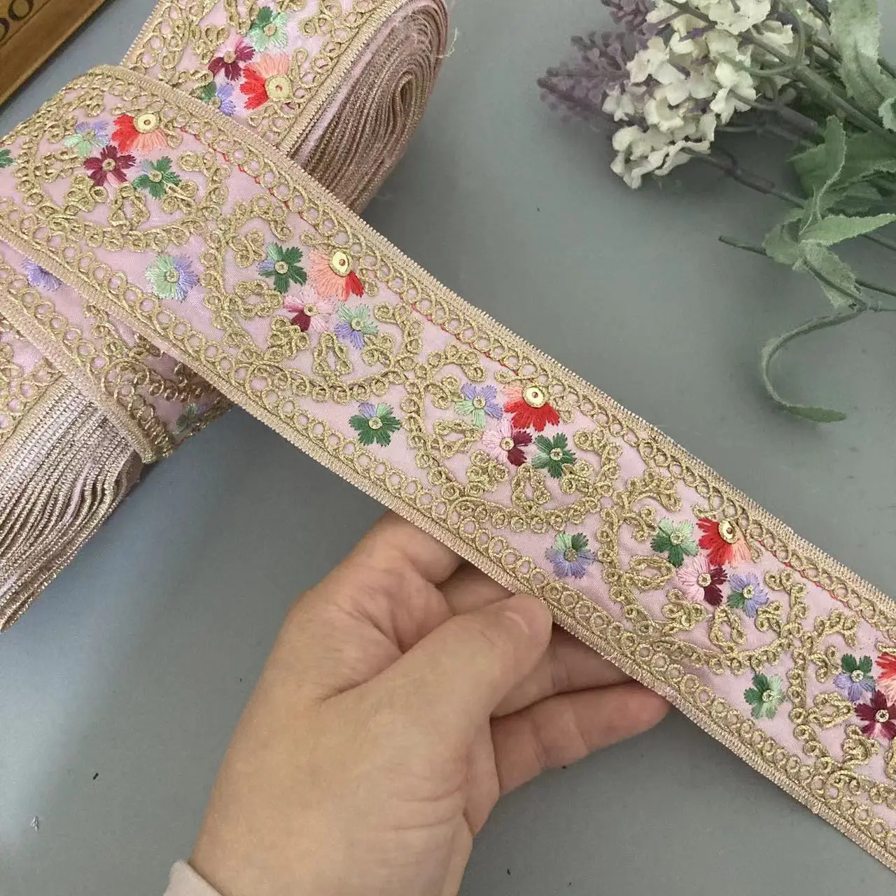 Винтажная этническая лента YUMMY 5см